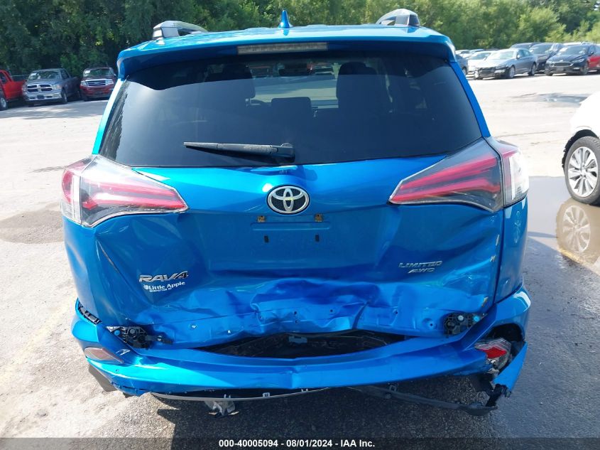 2017 Toyota Rav4 Limited VIN: 2T3DFREV0HW607063 Lot: 40005094