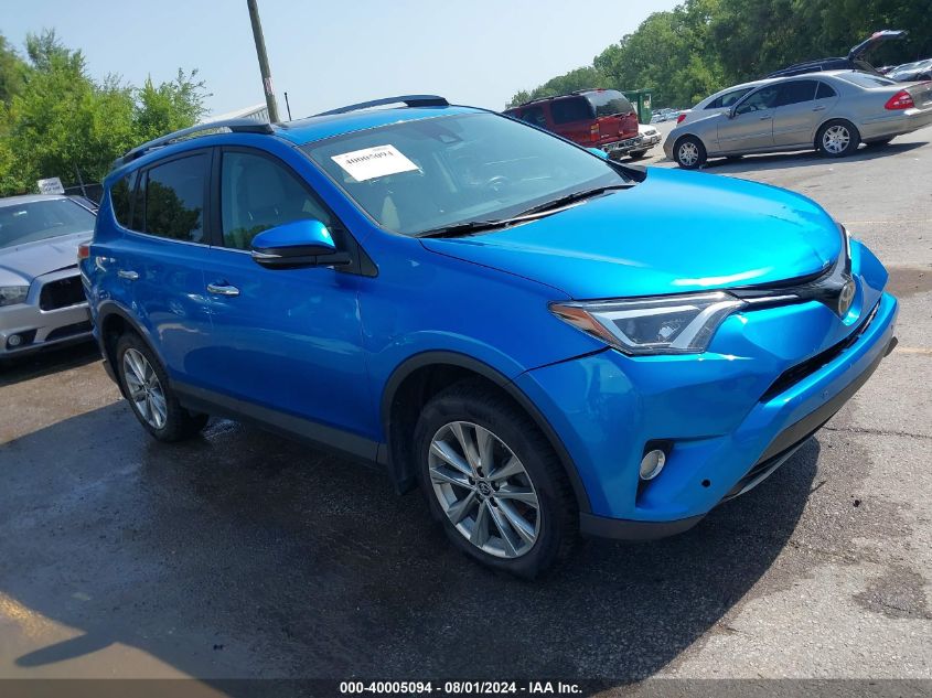 2017 Toyota Rav4 Limited VIN: 2T3DFREV0HW607063 Lot: 40005094