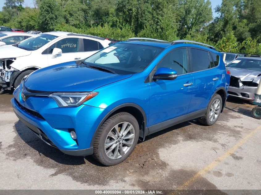 2017 Toyota Rav4 Limited VIN: 2T3DFREV0HW607063 Lot: 40005094