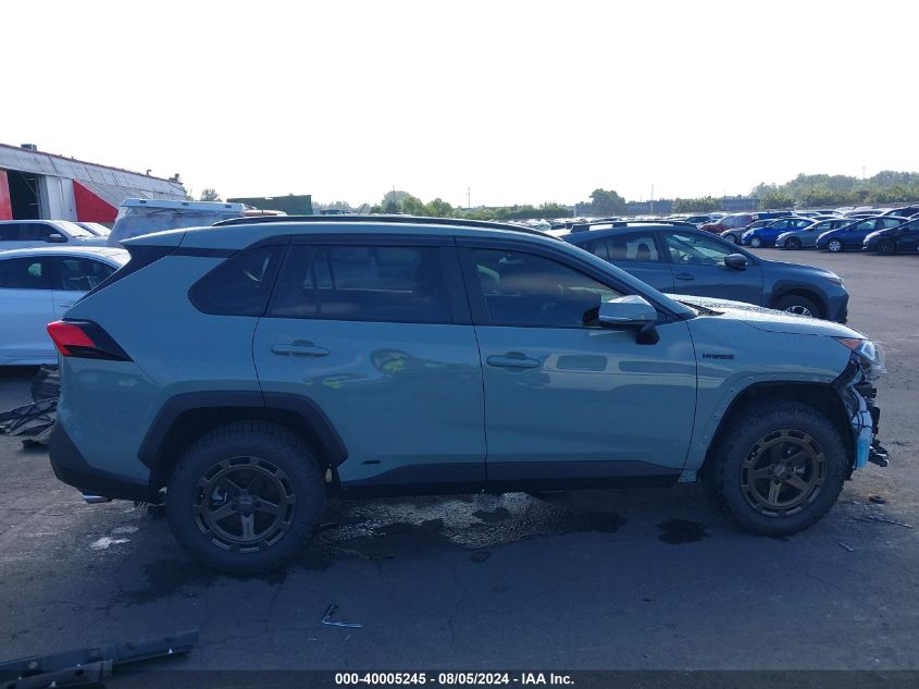 2021 Toyota Rav4 Hybrid Xle VIN: JTMRWRFV7MD101743 Lot: 40005245