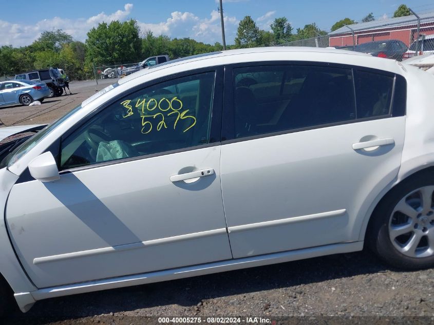 2008 Nissan Maxima 3.5 Sl VIN: 1N4BA41EX8C821128 Lot: 40005275