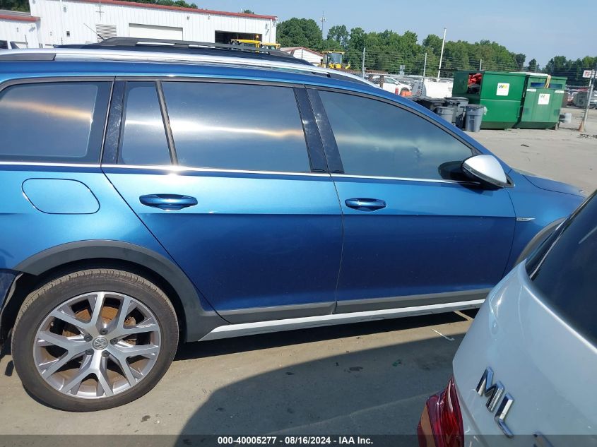 2019 Volkswagen Golf Alltrack Tsi S/Tsi Se/Tsi Sel VIN: 3VWH17AU1KM523051 Lot: 40005277