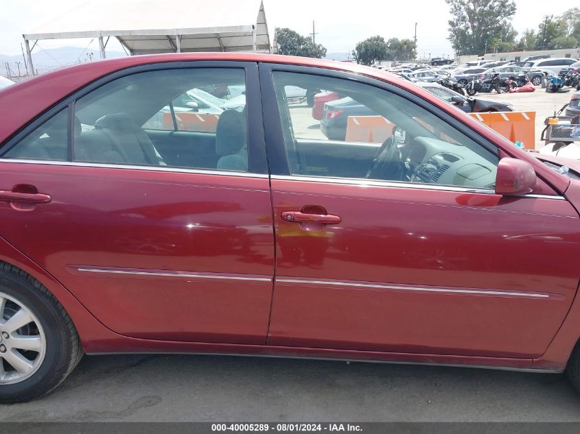 2004 Toyota Camry Xle VIN: 4T1BE32K24U366336 Lot: 40005289