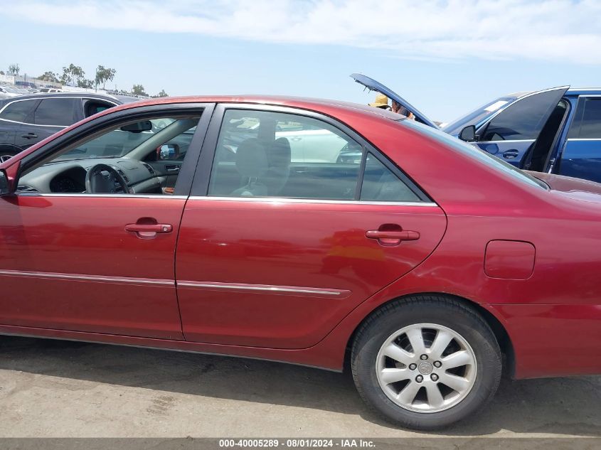2004 Toyota Camry Xle VIN: 4T1BE32K24U366336 Lot: 40005289