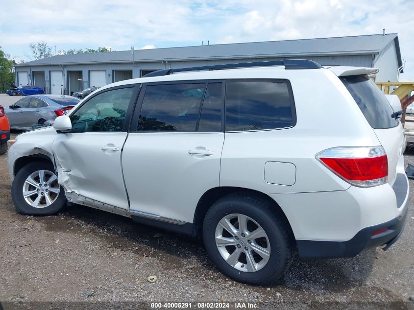 2011 Toyota Highlander Base V6 VIN: 5TDBK3EH9BS041293 Lot: 40005291