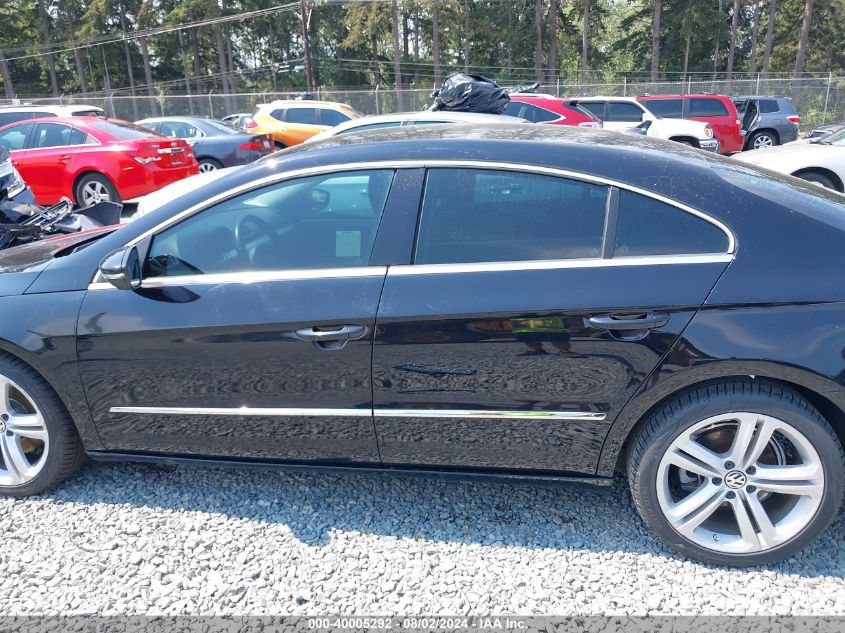 2013 Volkswagen Cc 2.0T Sport Plus VIN: WVWBP7AN6DE511468 Lot: 40005292