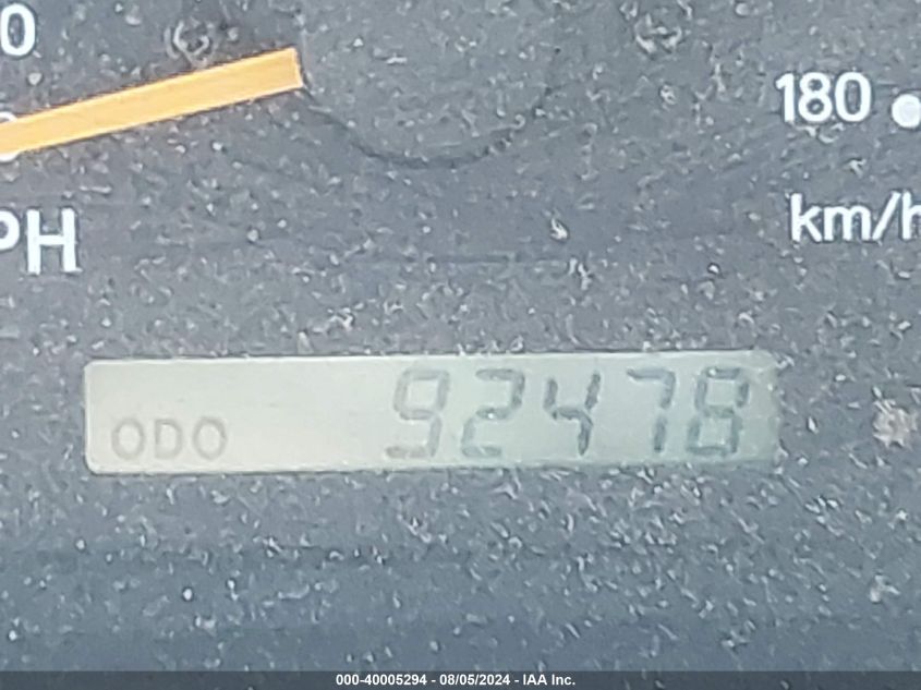 2000 Toyota Tacoma VIN: 5TEVL52N8YZ695326 Lot: 40005294