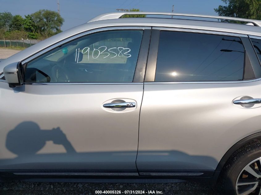 2019 Nissan Rogue Sl VIN: 5N1AT2MV8KC826489 Lot: 40005326