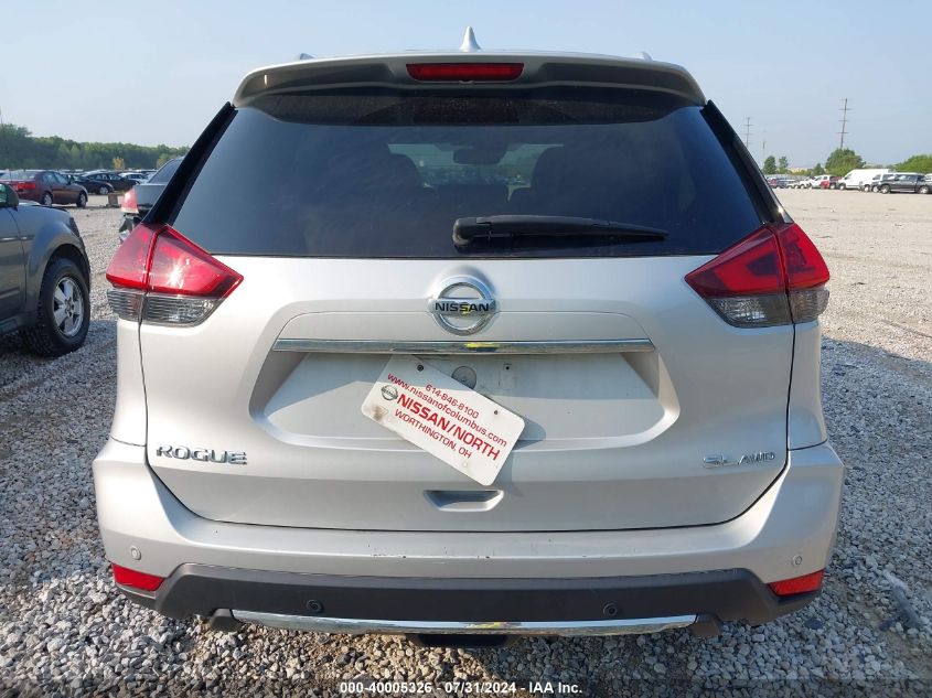2019 Nissan Rogue Sl VIN: 5N1AT2MV8KC826489 Lot: 40005326
