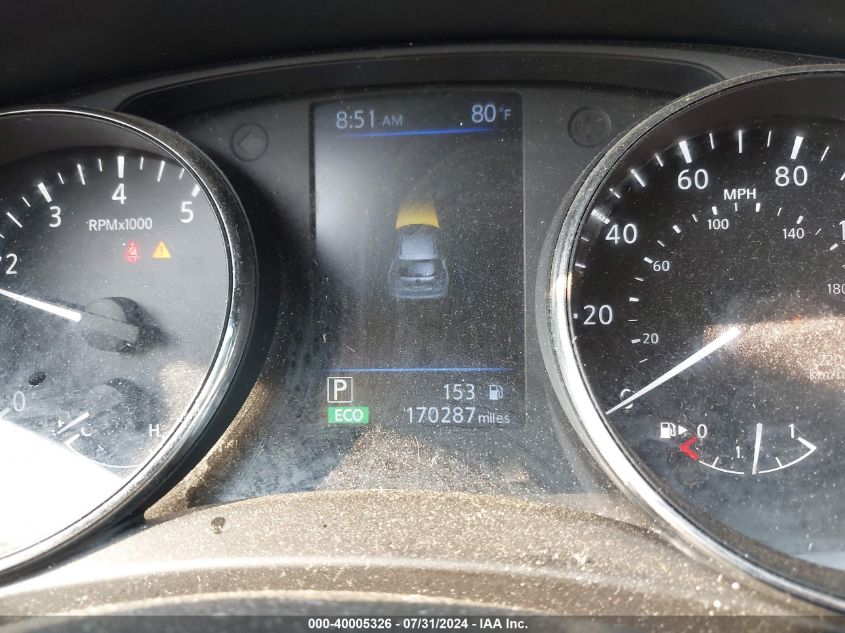 2019 Nissan Rogue Sl VIN: 5N1AT2MV8KC826489 Lot: 40005326