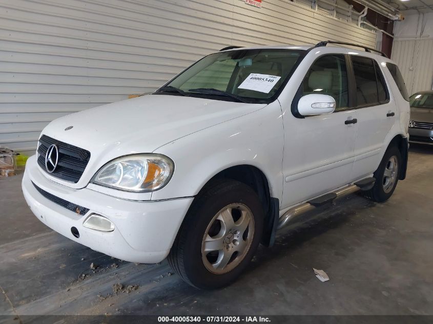 2003 Mercedes-Benz Ml 350 350 VIN: 4JGAB57E33A423145 Lot: 40005340