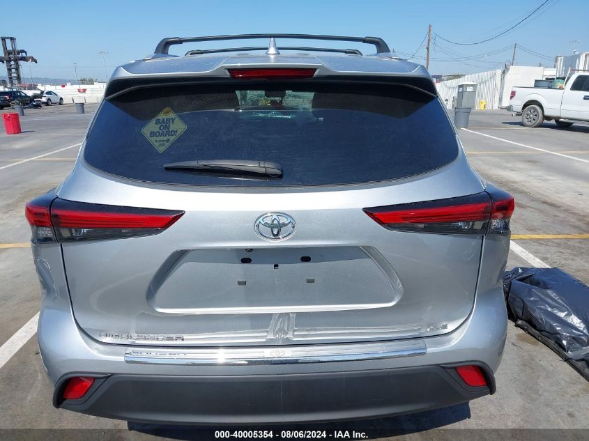 2022 Toyota Highlander Xle VIN: 5TDHZRAH1NS137499 Lot: 40005354