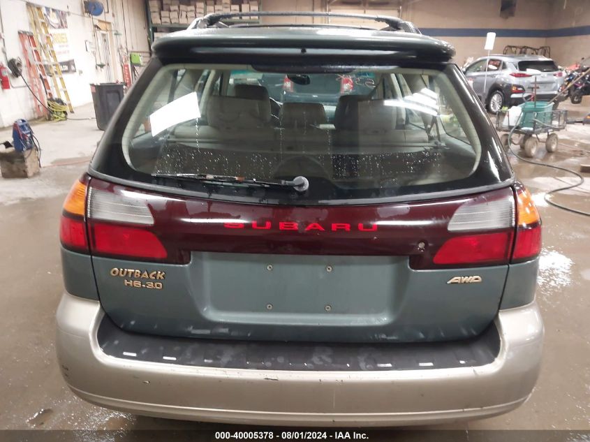 4S3BH806X27622362 2002 Subaru Outback H6-3.0 L.l. Bean Edition