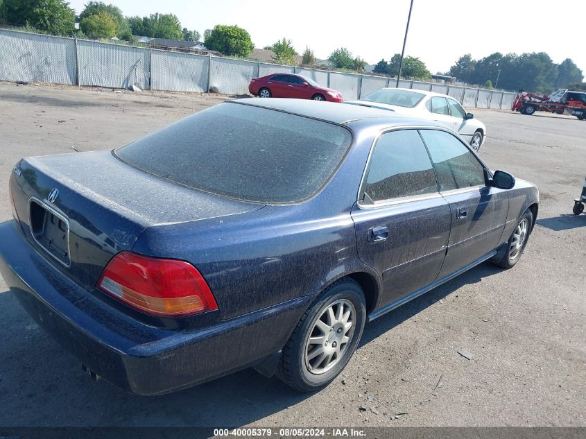 1997 Acura 2.5Tl VIN: JH4UA2647VC004989 Lot: 40005379