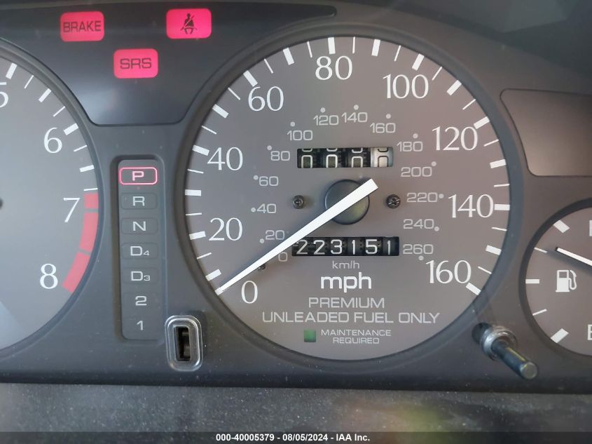 1997 Acura 2.5Tl VIN: JH4UA2647VC004989 Lot: 40005379