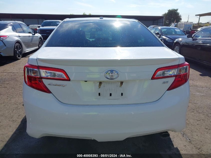 2012 Toyota Camry Se VIN: 4T1BF1FK9CU531518 Lot: 40005393