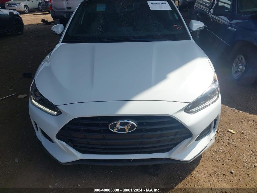 2021 Hyundai Veloster 2.0 VIN: KMHTG6AF2MU032909 Lot: 40005398