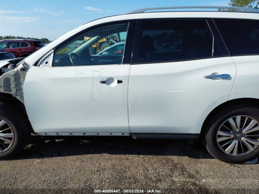 2018 Nissan Pathfinder Sl VIN: 5N1DR2MN1JC617377 Lot: 40005447