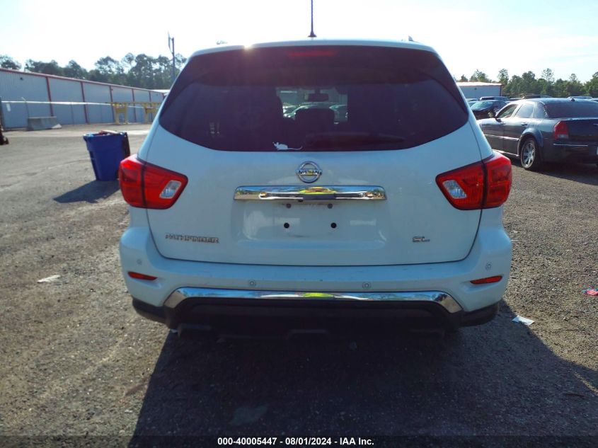 2018 Nissan Pathfinder Sl VIN: 5N1DR2MN1JC617377 Lot: 40005447