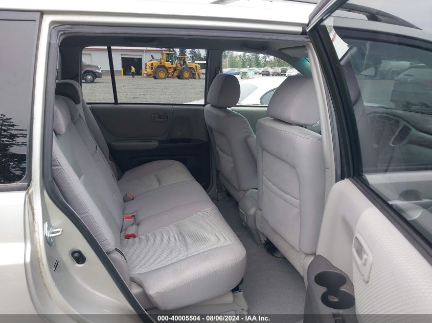 2006 Toyota Highlander Hybrid V6 VIN: JTEEW21A060012435 Lot: 40005504