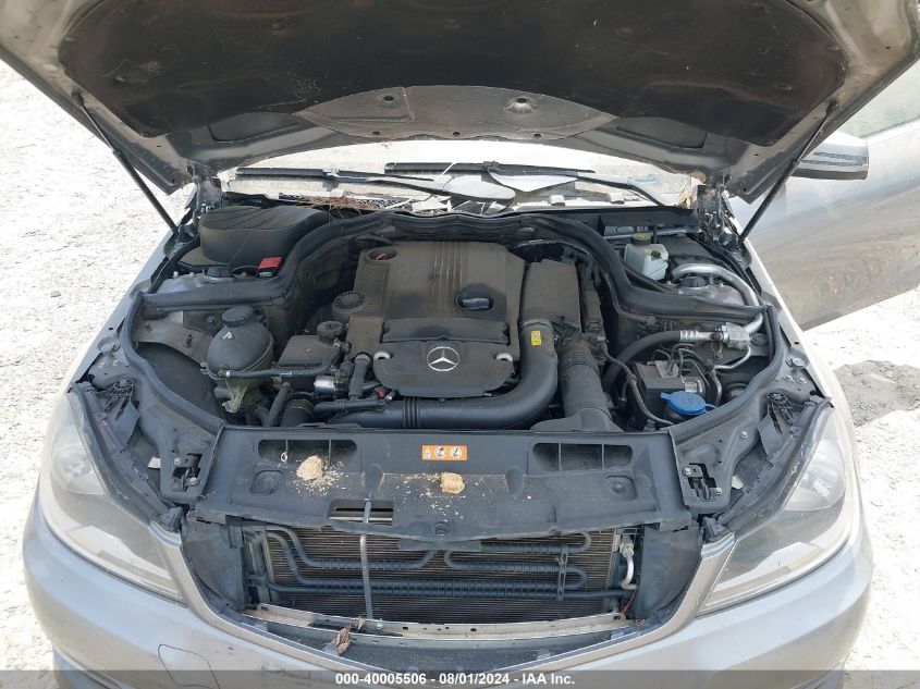 2012 Mercedes-Benz C 250 VIN: WDDGJ4HBXCF780220 Lot: 40005506