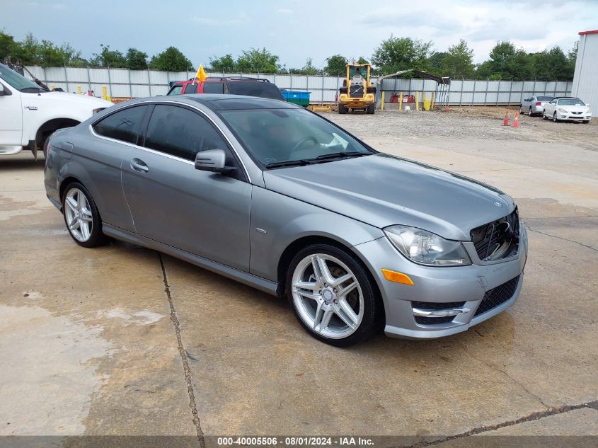 WDDGJ4HBXCF780220 | 2012 MERCEDES-BENZ C 250