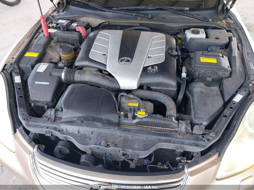 2003 Lexus Sc 430 430 VIN: JTHFN48Y430041926 Lot: 40005520