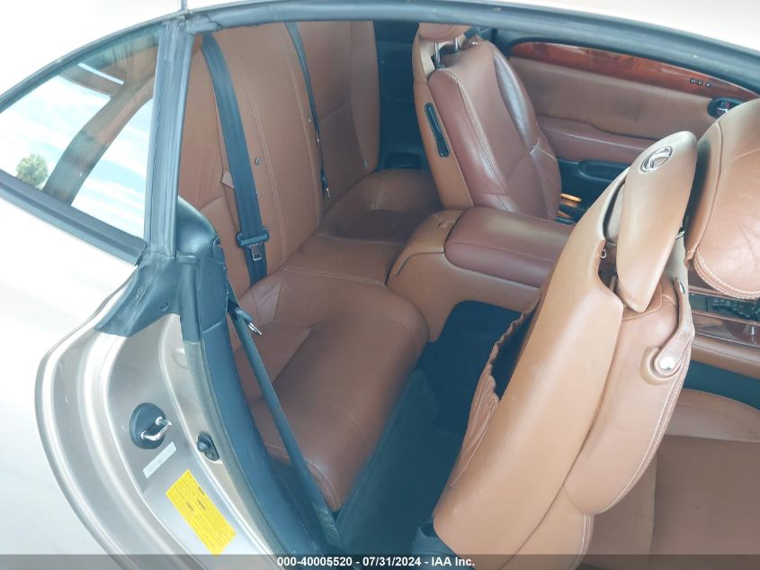 2003 Lexus Sc 430 430 VIN: JTHFN48Y430041926 Lot: 40005520