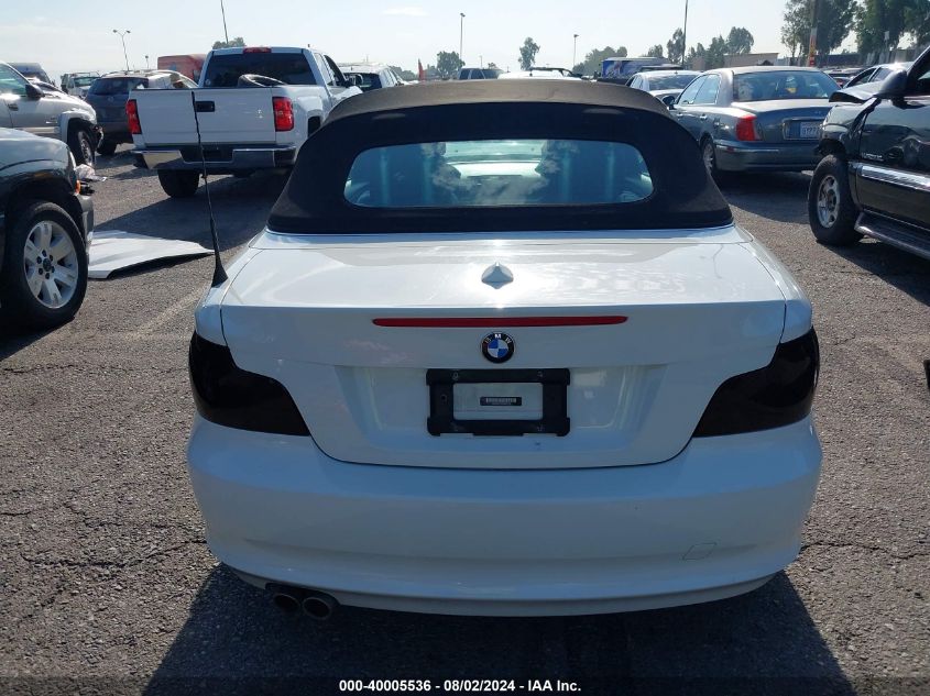 2013 BMW 128 I VIN: WBAUN1C5XDVR01379 Lot: 40005536