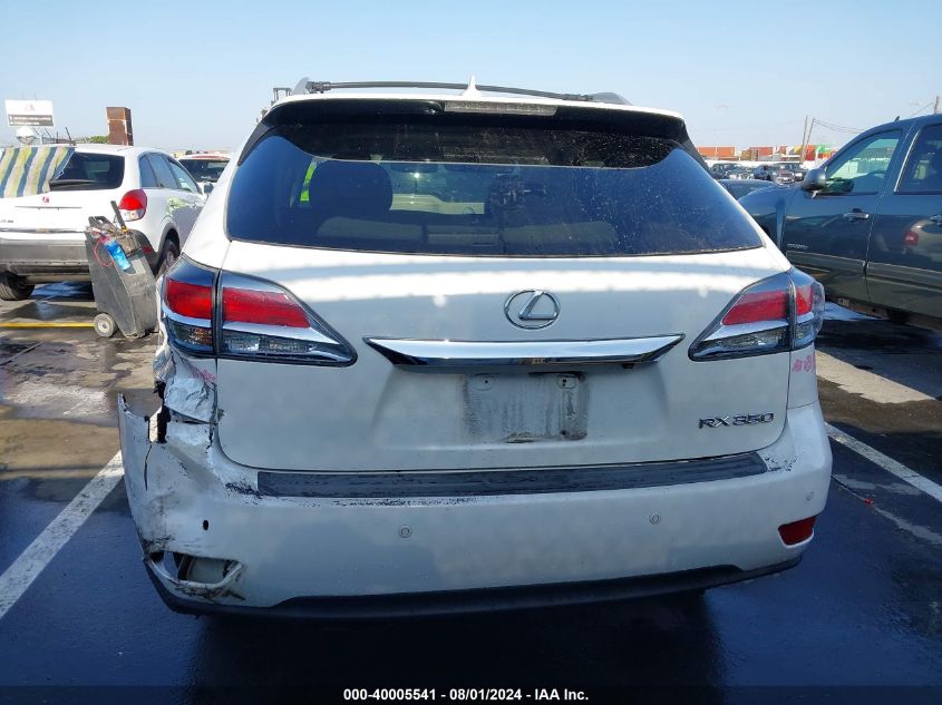 2013 Lexus Rx 350 VIN: 2T2ZK1BA6DC102987 Lot: 40005541