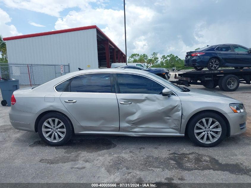 2012 Volkswagen Passat 2.5L Sel VIN: 1VWCH7A39CC038799 Lot: 40005566