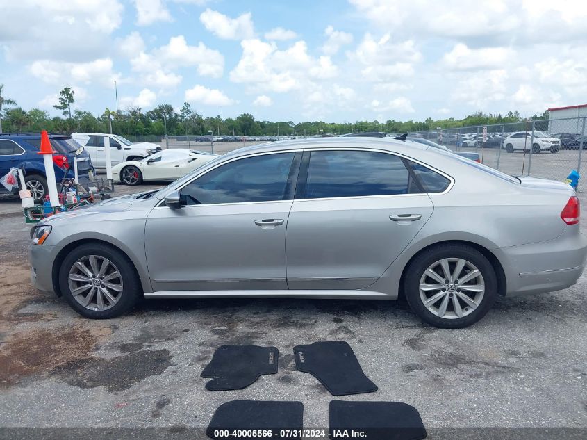2012 Volkswagen Passat 2.5L Sel VIN: 1VWCH7A39CC038799 Lot: 40005566