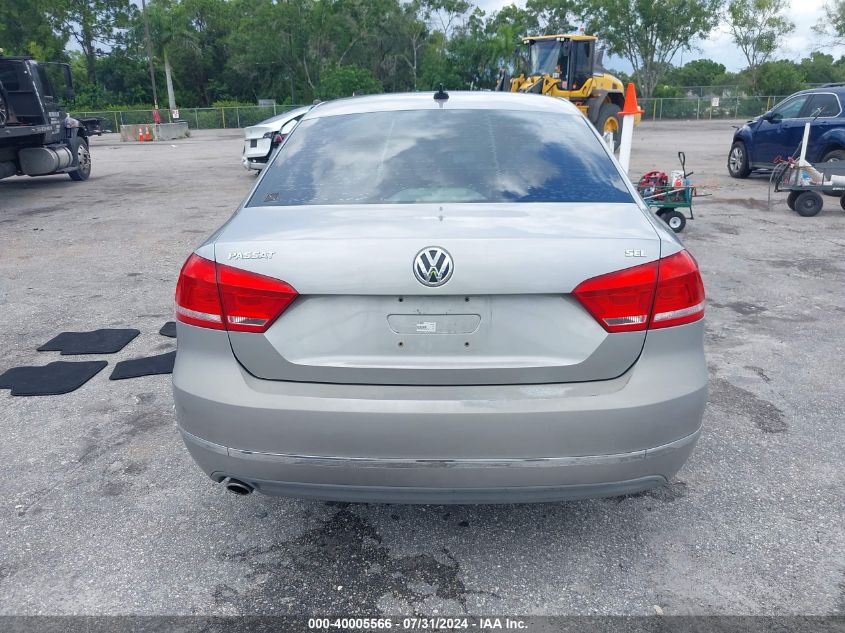 2012 Volkswagen Passat 2.5L Sel VIN: 1VWCH7A39CC038799 Lot: 40005566