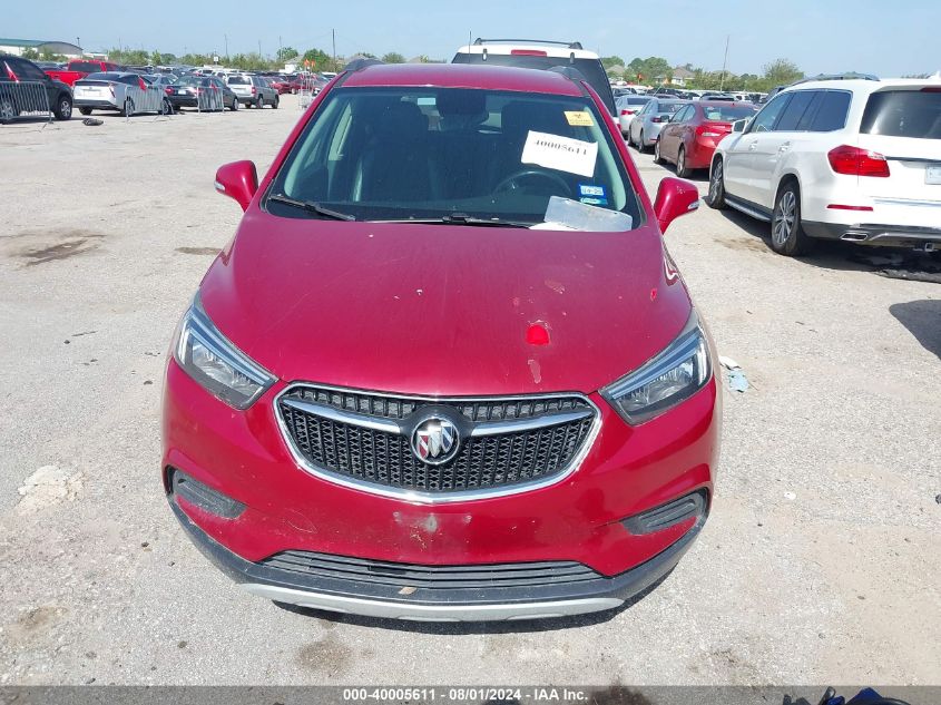 2019 Buick Encore Fwd Preferred VIN: KL4CJASB5KB786233 Lot: 40005611