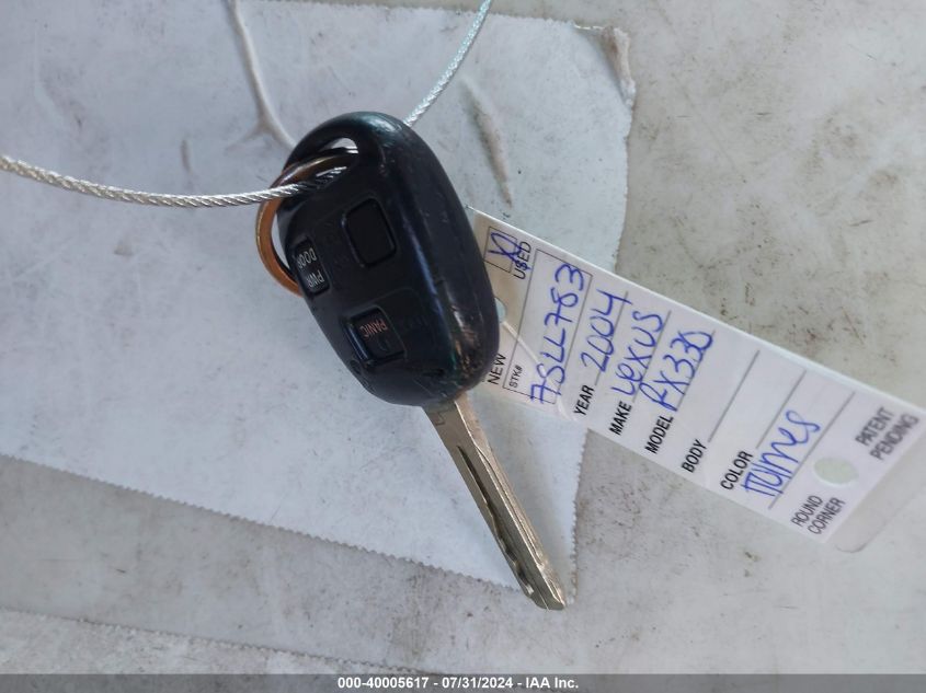 2004 Lexus Rx 330 330 VIN: JTJGA31U540041144 Lot: 40005617