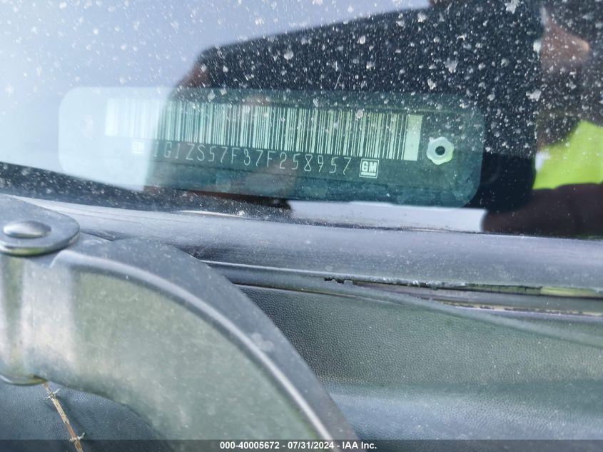 2007 Chevrolet Malibu Ls VIN: 1G1ZS57F37F258957 Lot: 40005672