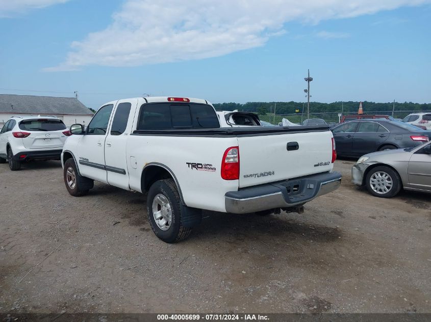 2005 Toyota Tundra Sr5 V8 VIN: 5TBBT44175S463678 Lot: 40005699