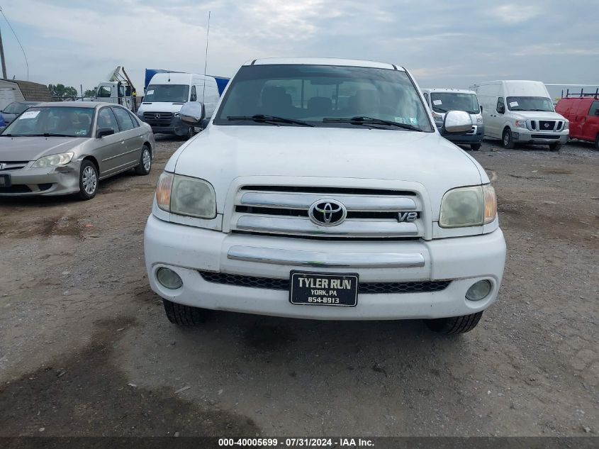 2005 Toyota Tundra Sr5 V8 VIN: 5TBBT44175S463678 Lot: 40005699