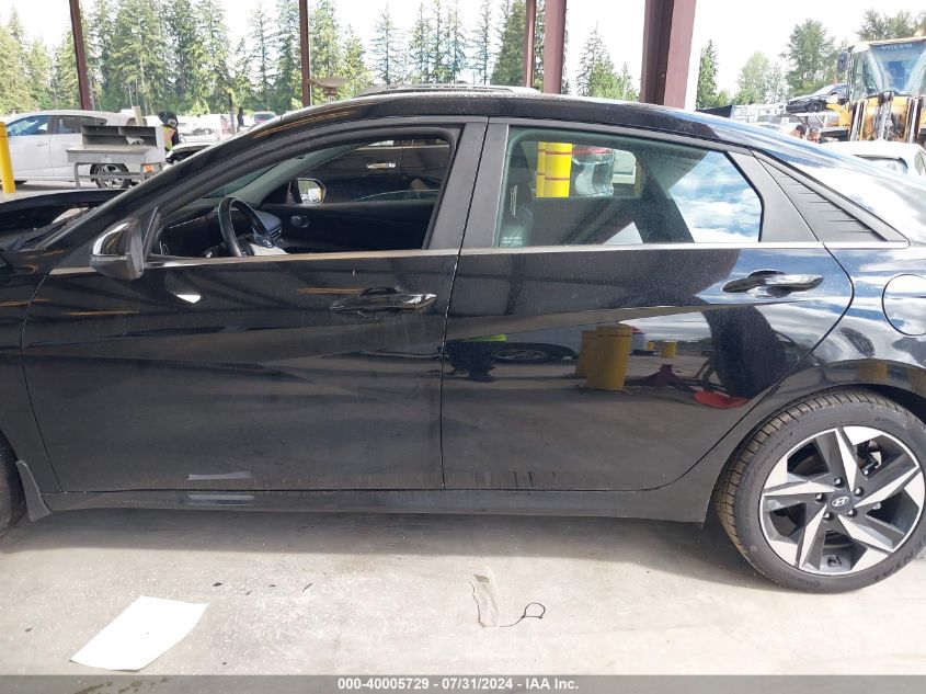 2022 Hyundai Elantra Hybrid Limited VIN: KMHLN4AJ9NU024192 Lot: 40005729