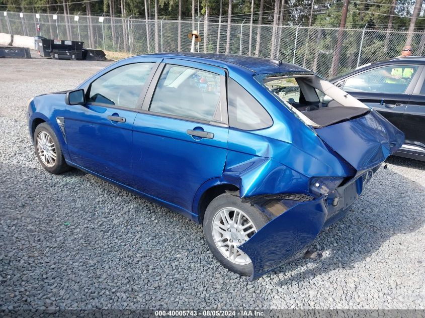 2008 Ford Focus Se/Sel/Ses VIN: 1FAHP35N58W181017 Lot: 40005743