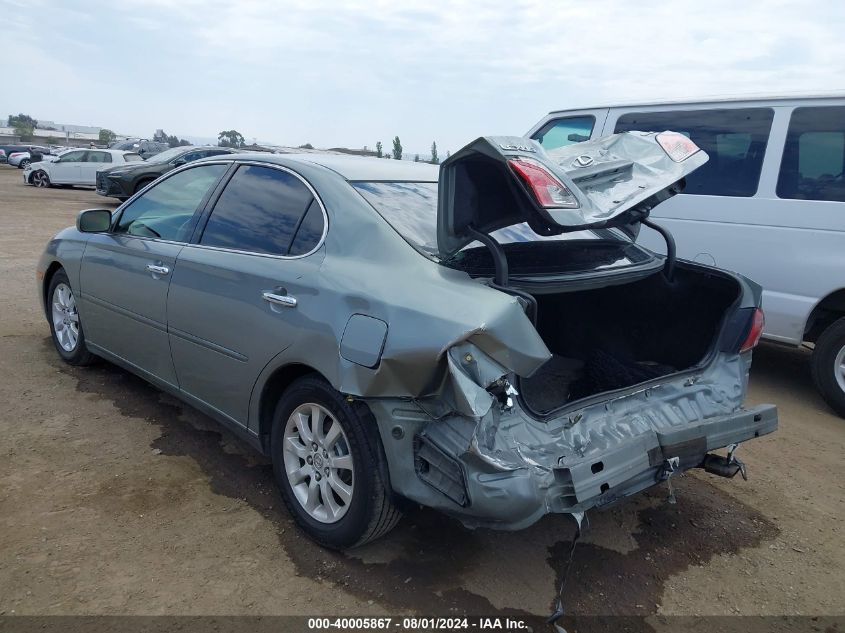 2004 Lexus Es 330 VIN: JTHBA30G745043634 Lot: 40005867