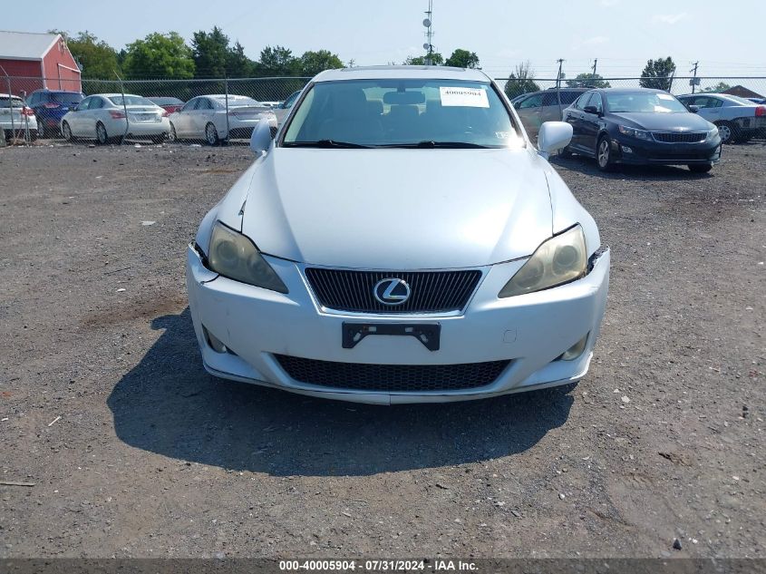 2007 Lexus Is 250 VIN: JTHBK262372035667 Lot: 40005904