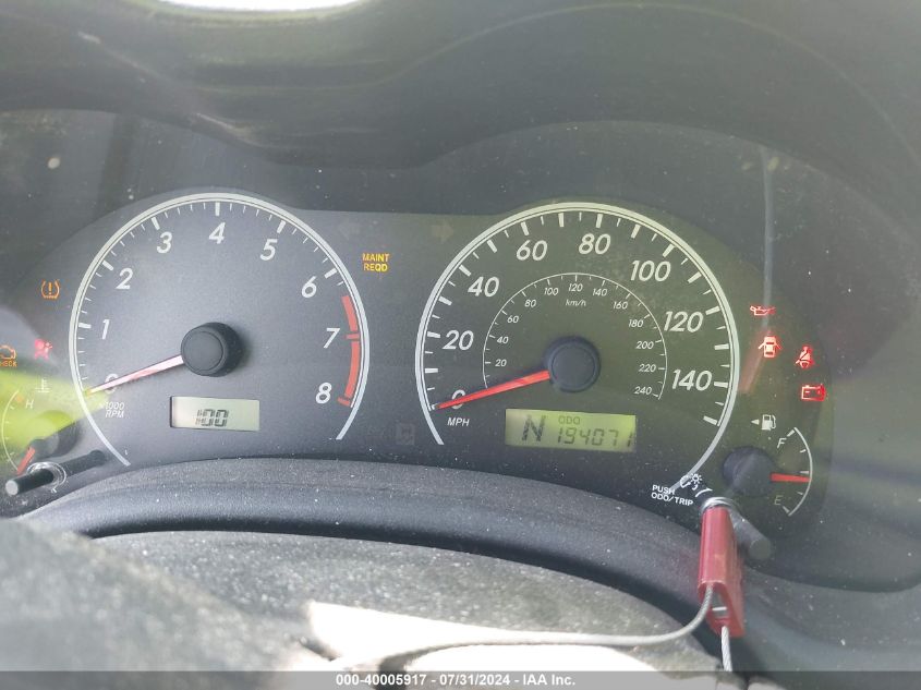 2009 Toyota Corolla S VIN: 1NXBU40E89Z099698 Lot: 40005917