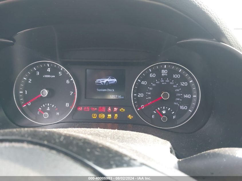 2020 Kia Forte Lxs VIN: 3KPF24AD9LE167966 Lot: 40005983