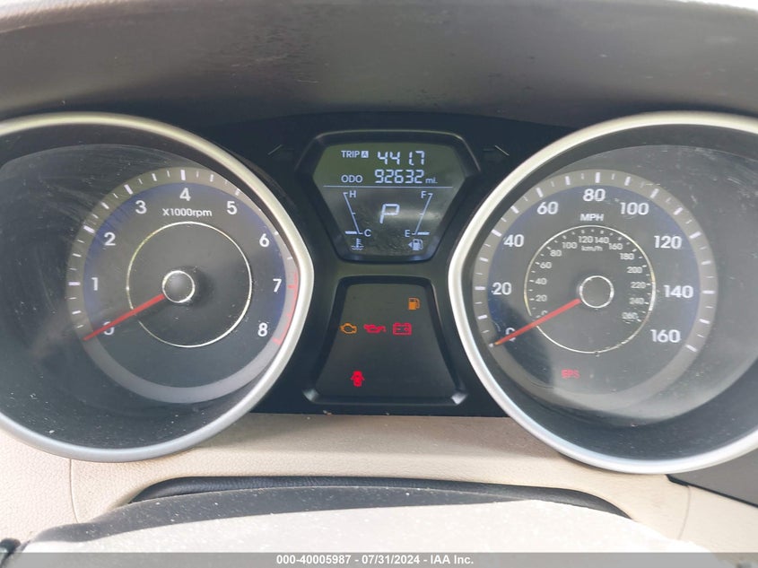 2012 Hyundai Elantra Limited (Ulsan Plant) VIN: KMHDH4AE7CU240733 Lot: 40005987