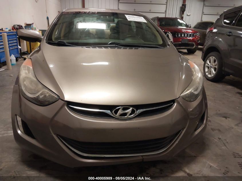 2013 Hyundai Elantra Gls VIN: 5NPDH4AE0DH292673 Lot: 40005989