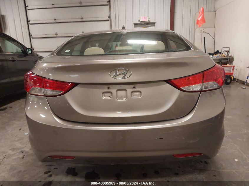 2013 Hyundai Elantra Gls VIN: 5NPDH4AE0DH292673 Lot: 40005989