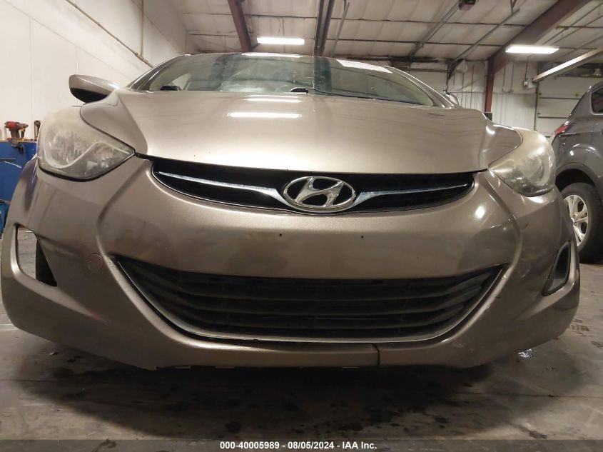 2013 Hyundai Elantra Gls VIN: 5NPDH4AE0DH292673 Lot: 40005989