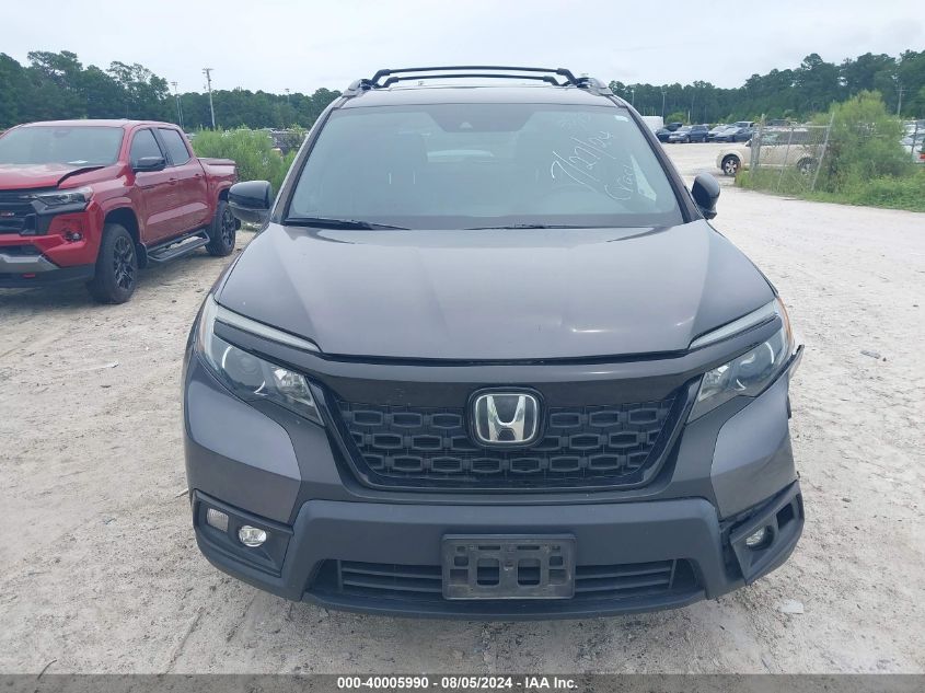 2019 Honda Passport Ex-L VIN: 5FNYF8H52KB006712 Lot: 40005990