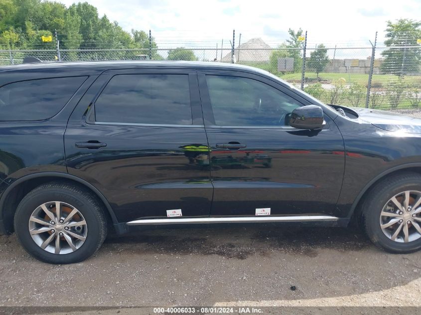 2018 Dodge Durango Sxt Rwd VIN: 1C4RDHAG7JC473822 Lot: 40006033